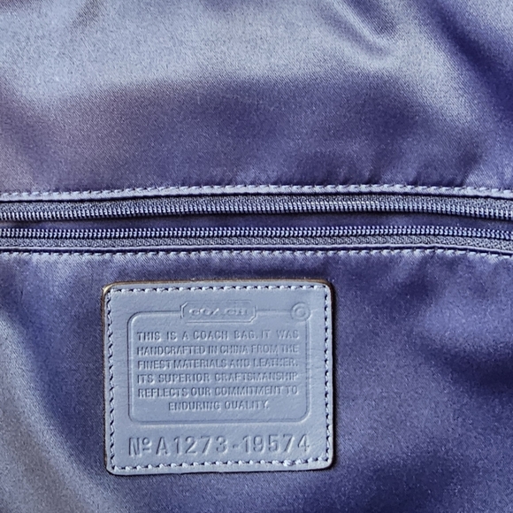 Authentic  Coach Audrey canvas large tote  #19574 EUC RARE  V-G - Picture 12 of 12